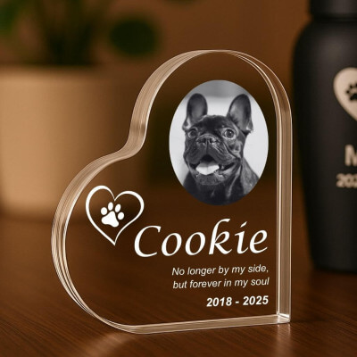 Personalised Pet Memorial Gift – Heart-Shaped...