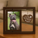 Personalised Wooden 360° Rotating Pet Memorial Photo Frame – Engraved with Heartfelt Tribute